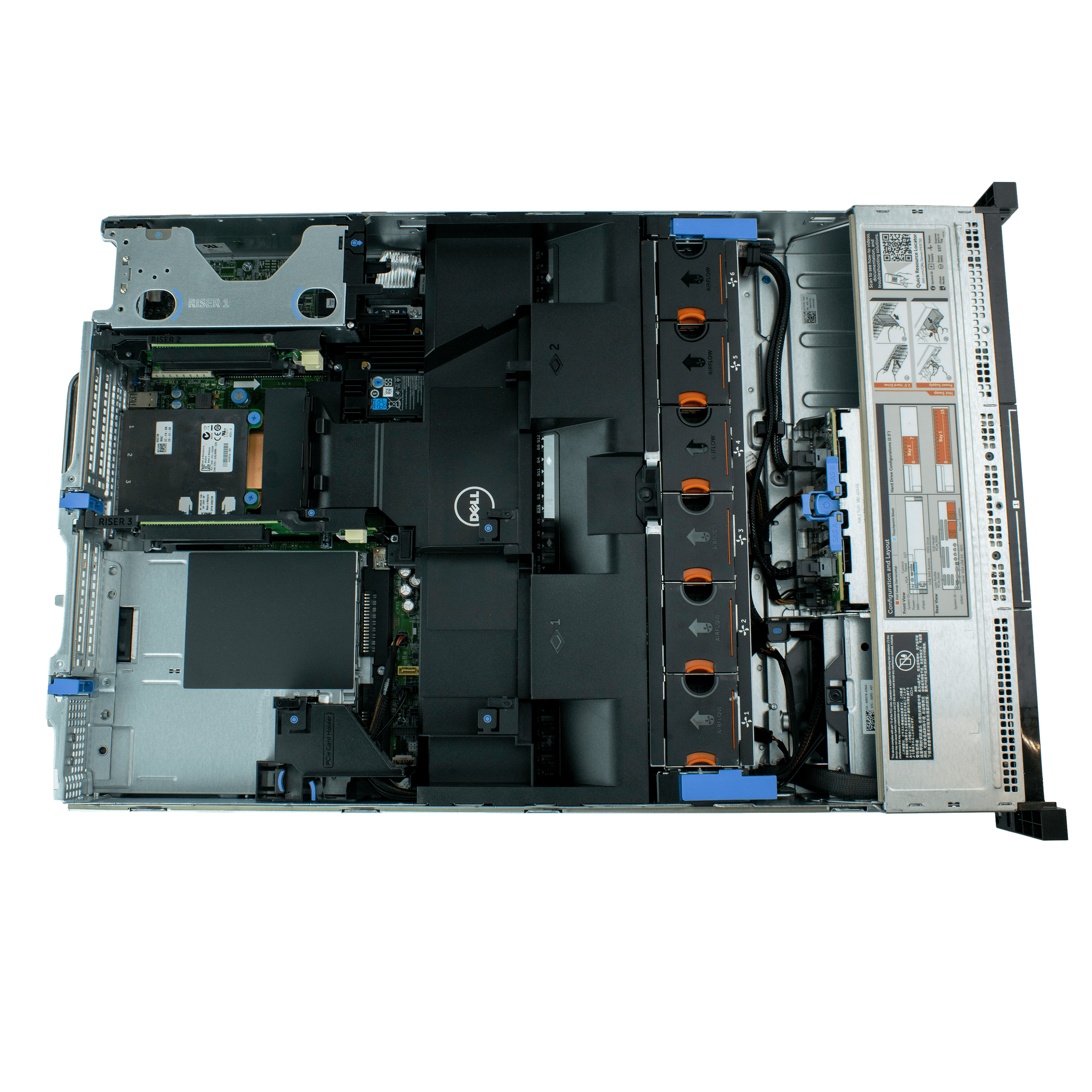 Сервер Dell PowerEdge R730 noCPU 24хDDR4 H730 iDRAC 2х750W PSU Ethernet 2x10Gb/s + 2х1Gb/s 8х2,5" FCLGA2011-3 (4)